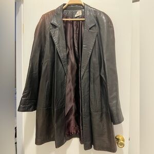 Vintage Leather Coat